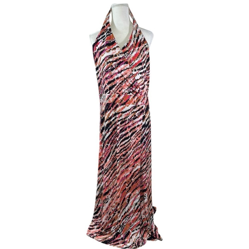 Lane Bryant- Halter top Faux Wrap Maxi Dress- Size 26/28